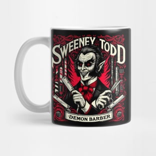 Gothic Victorian Horror - Demon Barber Shop Musical - Distressed Mug